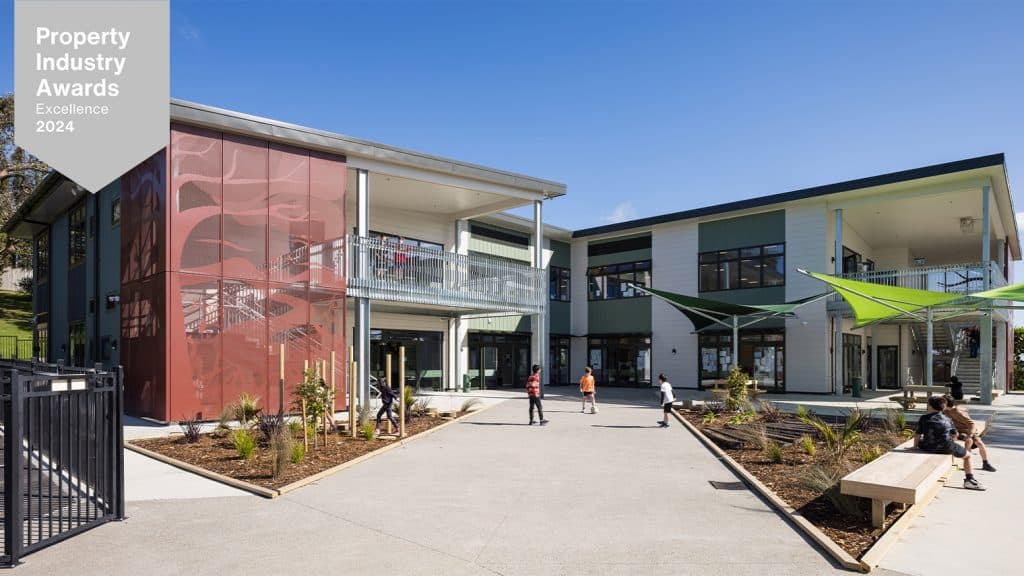 Windy-Ridge-School--Te-Whare-Ako-wins-Excellence-Award-at-PCNZ-Property-Industry-Awards-2024 | Prendos New Zealand Limited Windy-Ridge-School--Te-Whare-Ako-wins-Excellence-Award-at-PCNZ-Property-Industry-Awards-2024