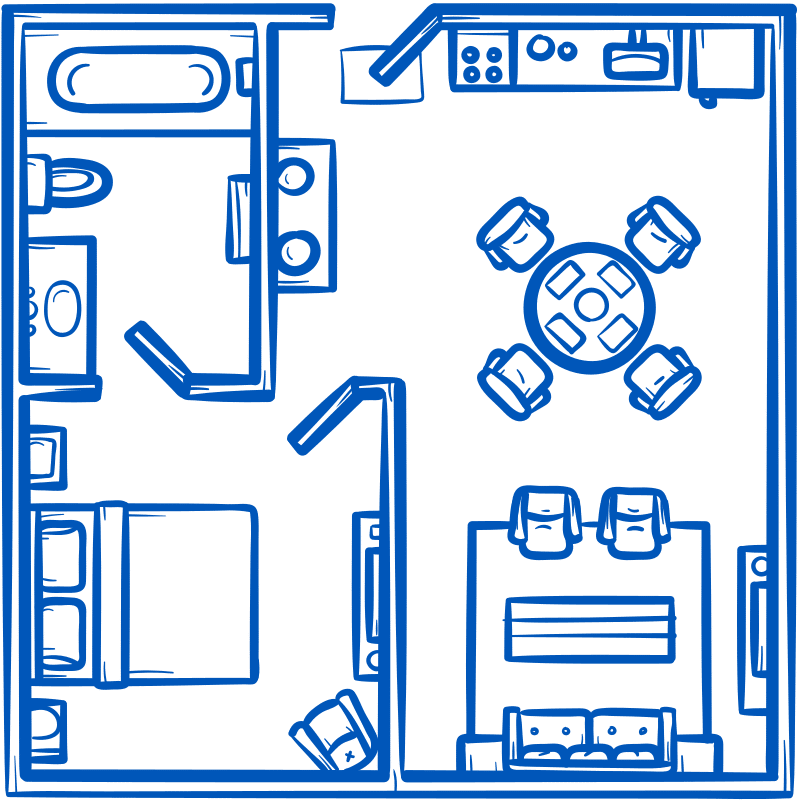 Developed design Developed design graphic